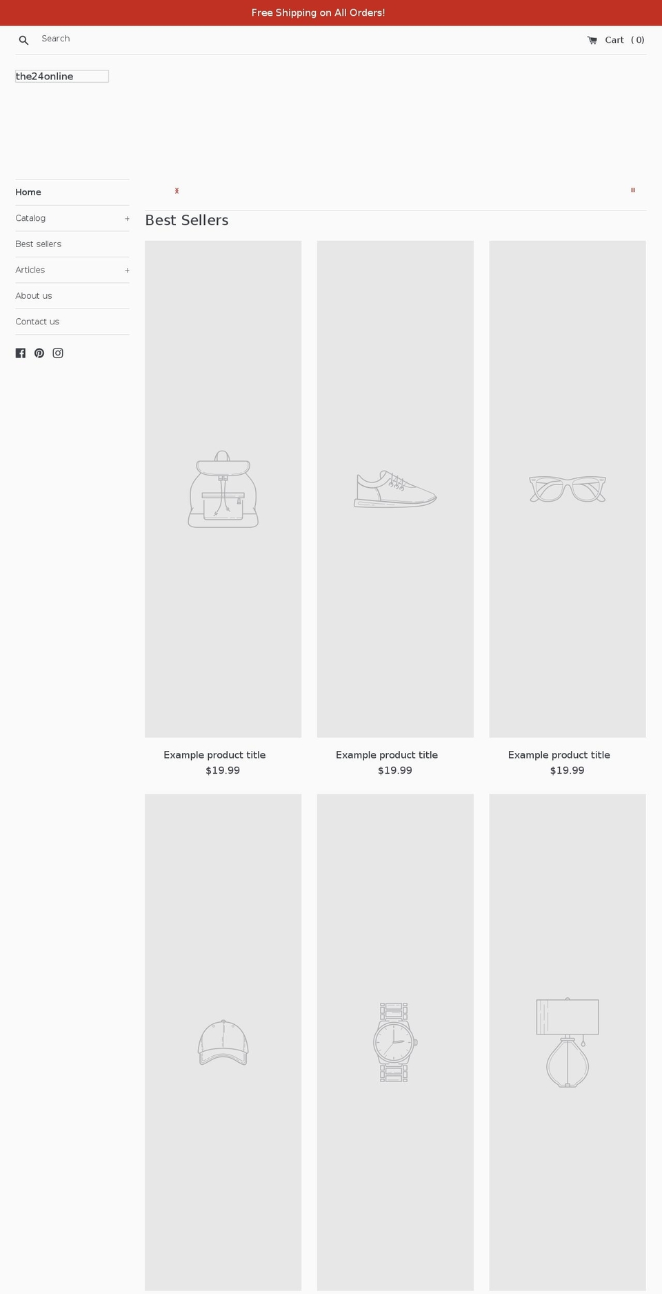 the24online.com shopify website screenshot