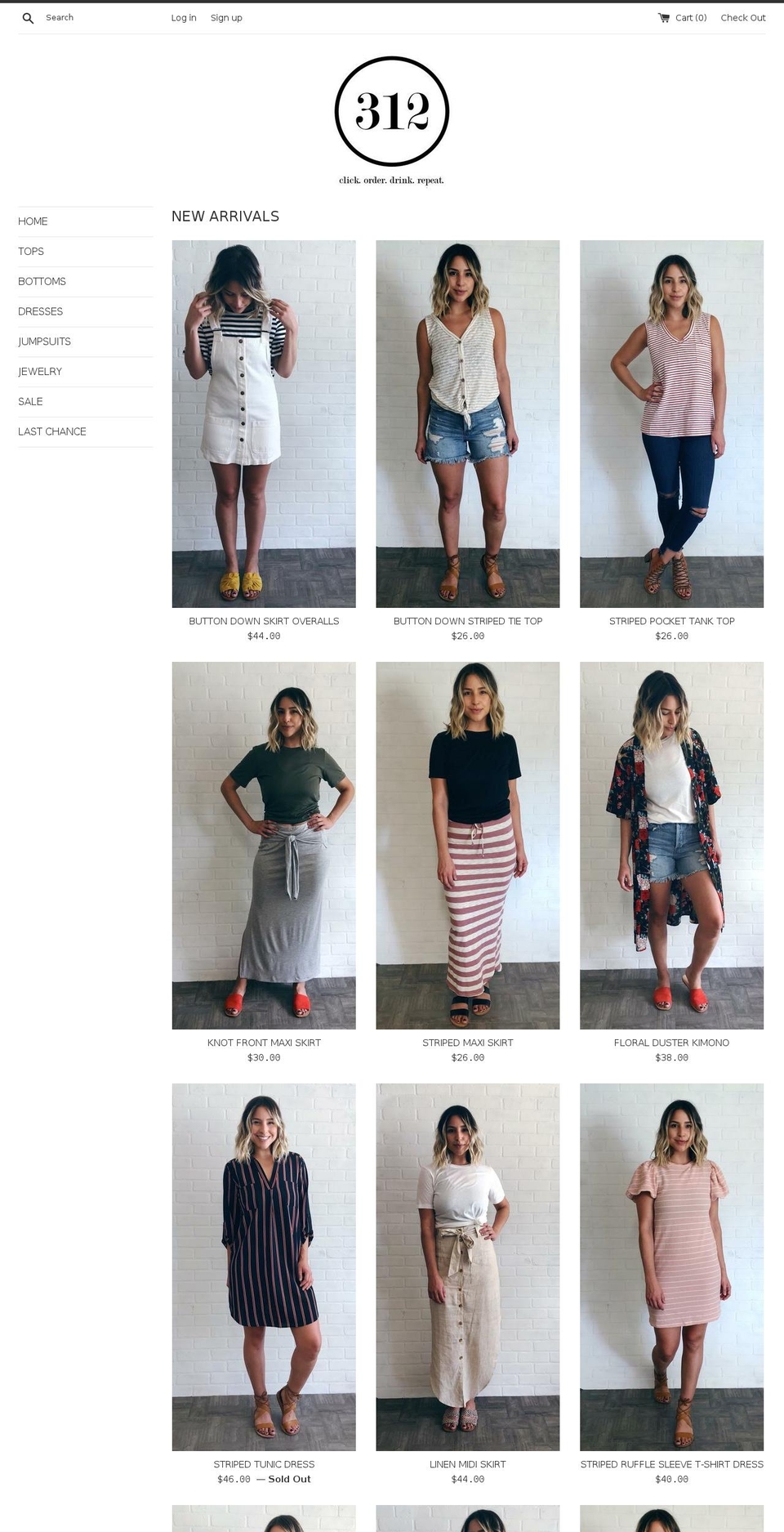 the312shop.com — Shopify storefront screenshot