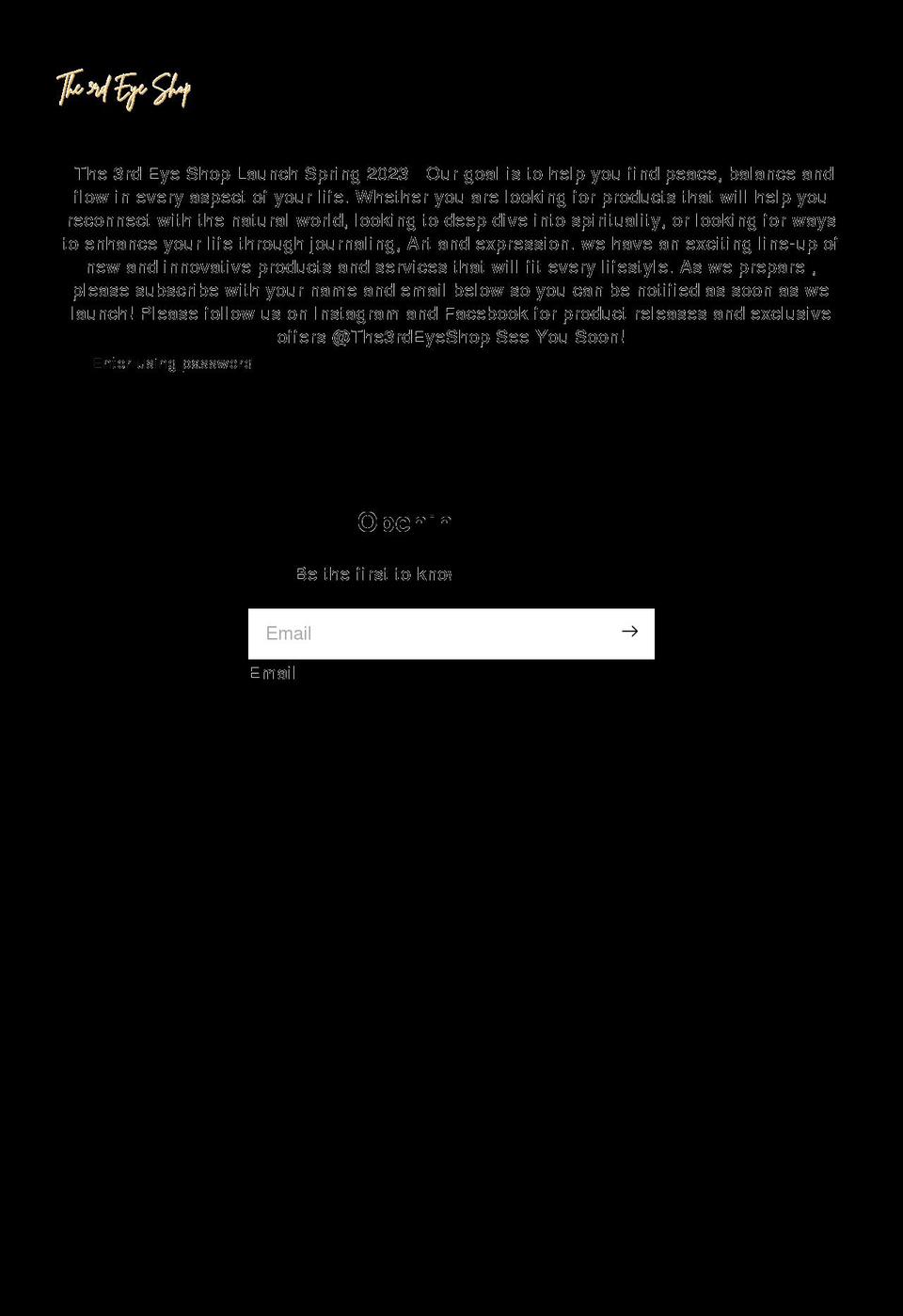 the3rdeyeshop.com shopify website screenshot