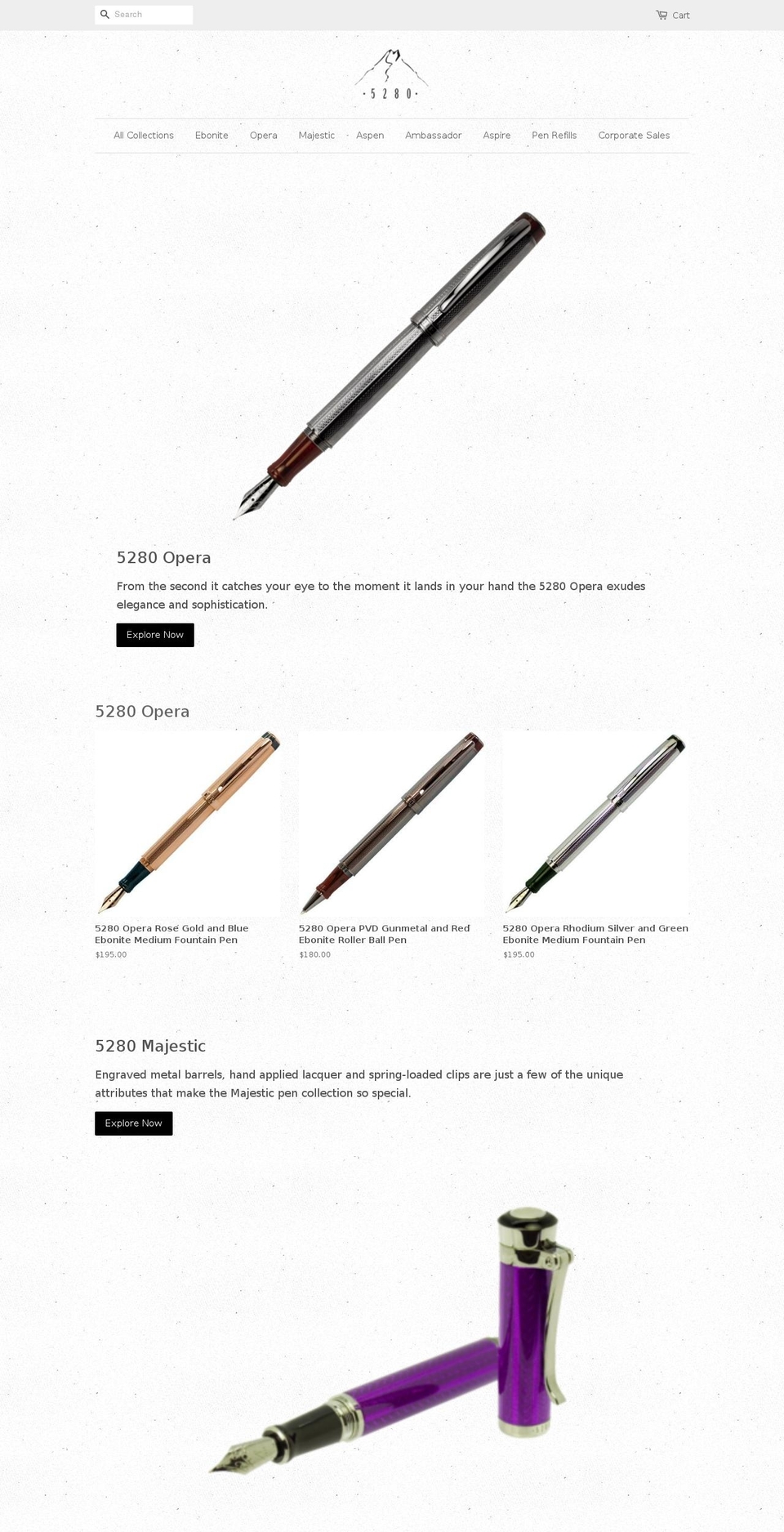 the5280collection.com — Shopify storefront screenshot