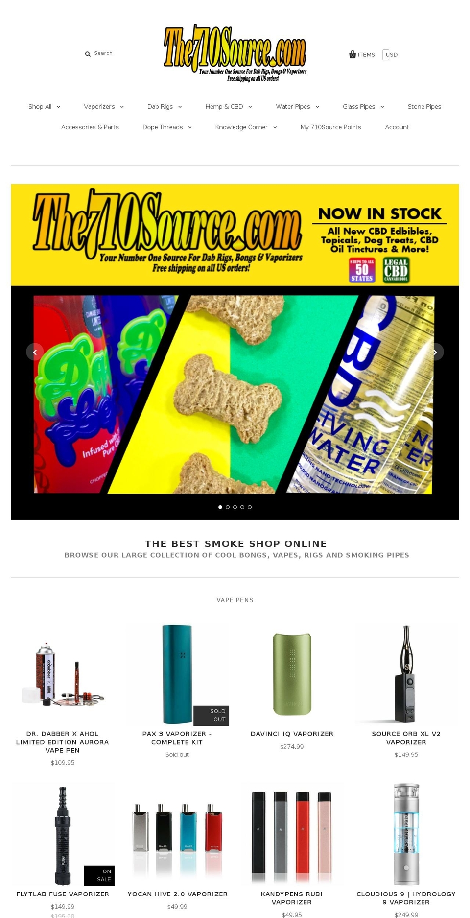 the710source.com shopify website screenshot