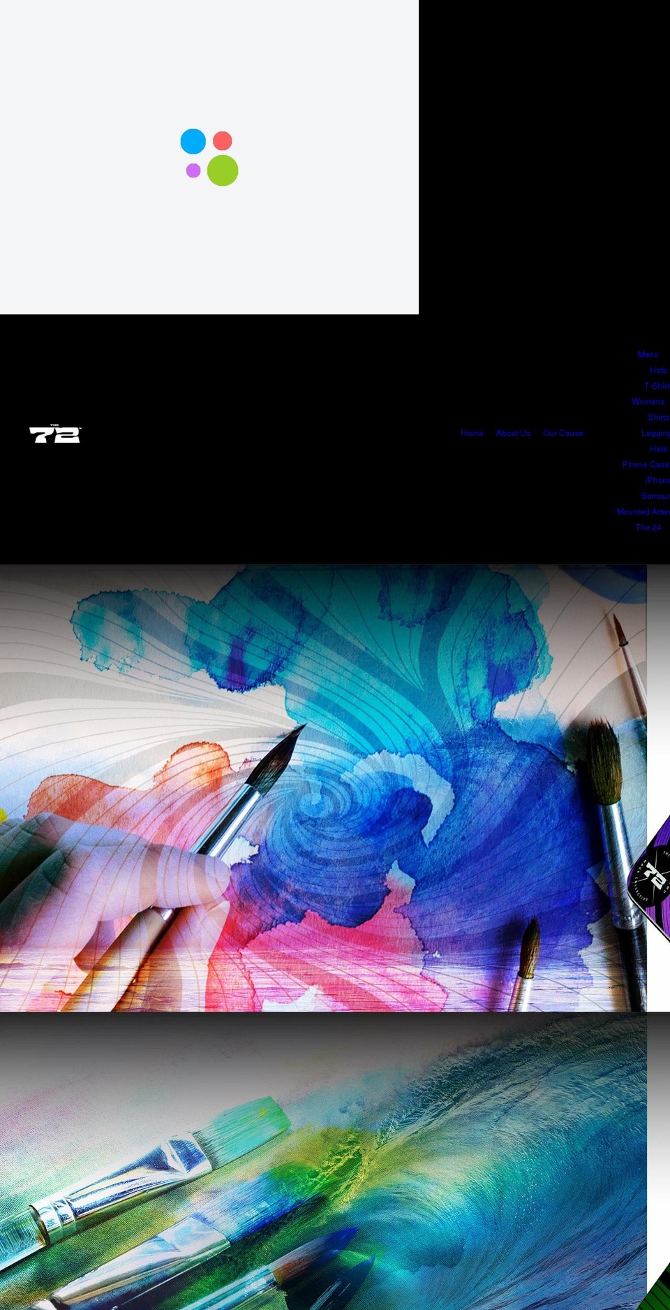 the72vibe.com shopify website screenshot
