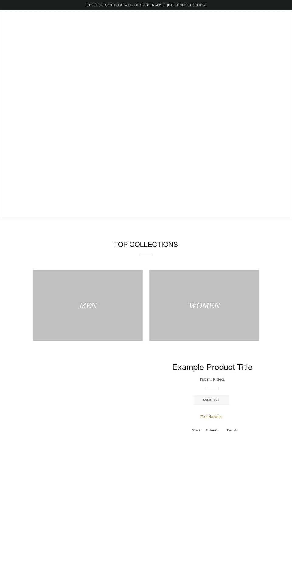 the7stor.com shopify website screenshot