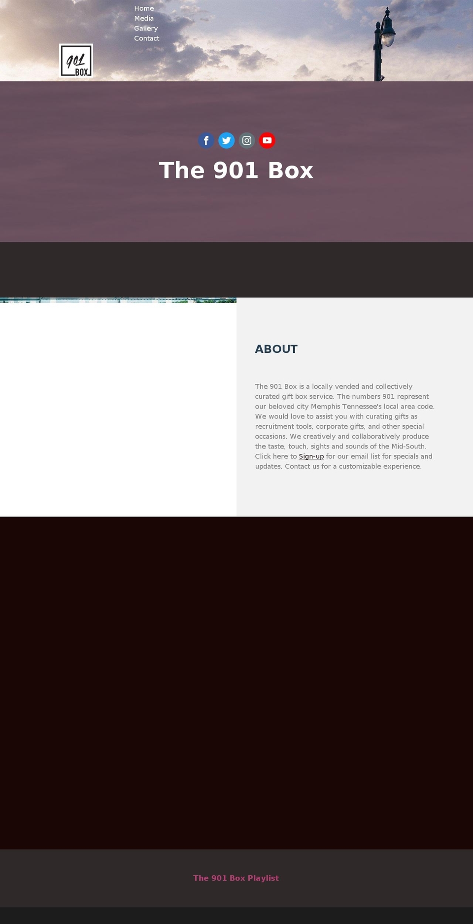 the901box.com — Shopify storefront screenshot