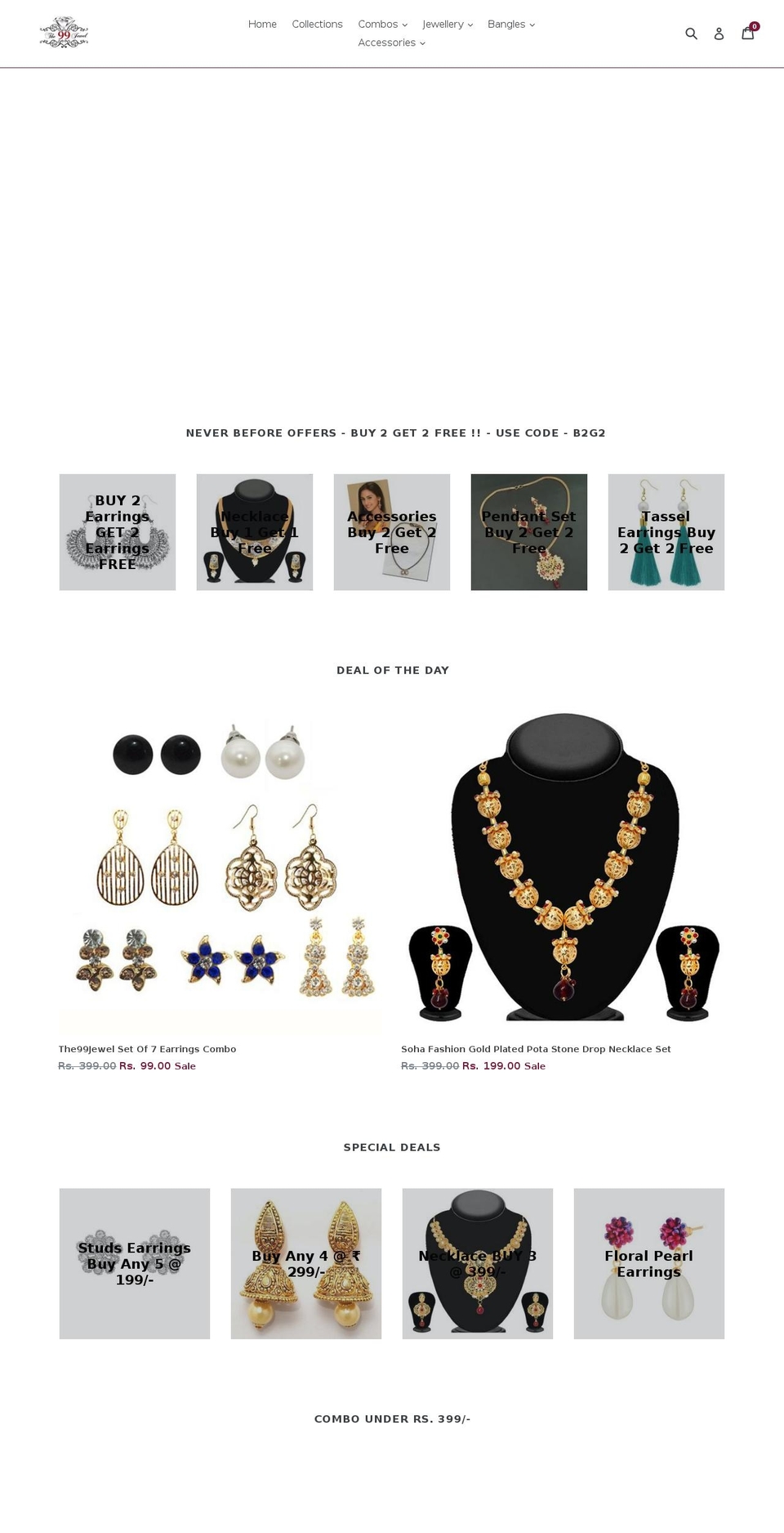 Discount Fix: MARMETO Shopify theme site example the99jewel.com
