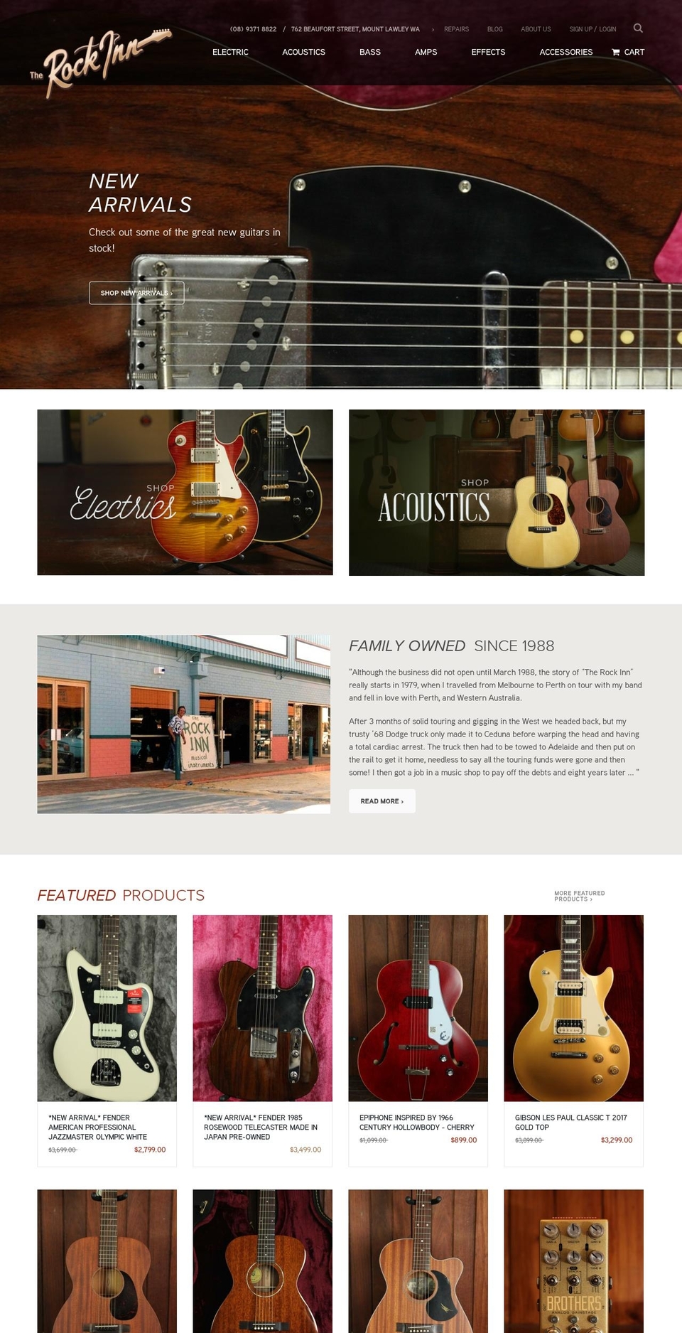 Process Dev  - ST Chris V Shopify theme site example theacousticinn.com