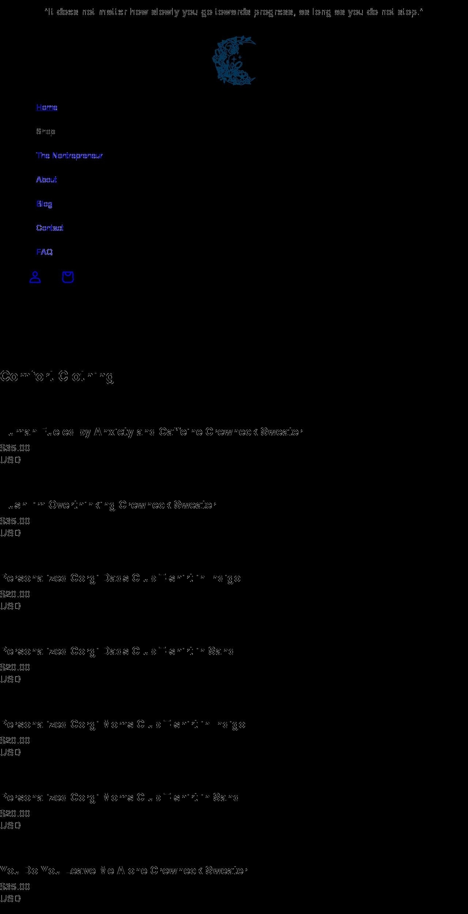 theacstudio.com shopify website screenshot