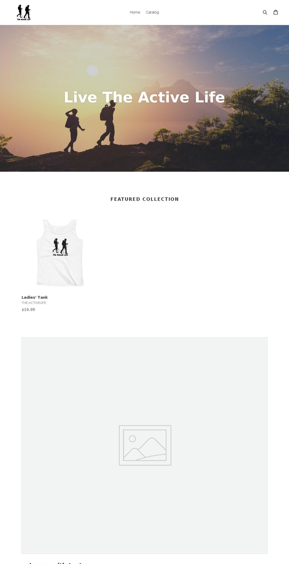 theactivelife.net shopify website screenshot