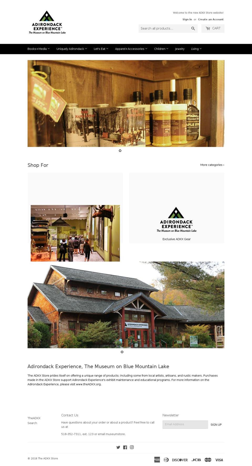 theadkxstore.com shopify website screenshot