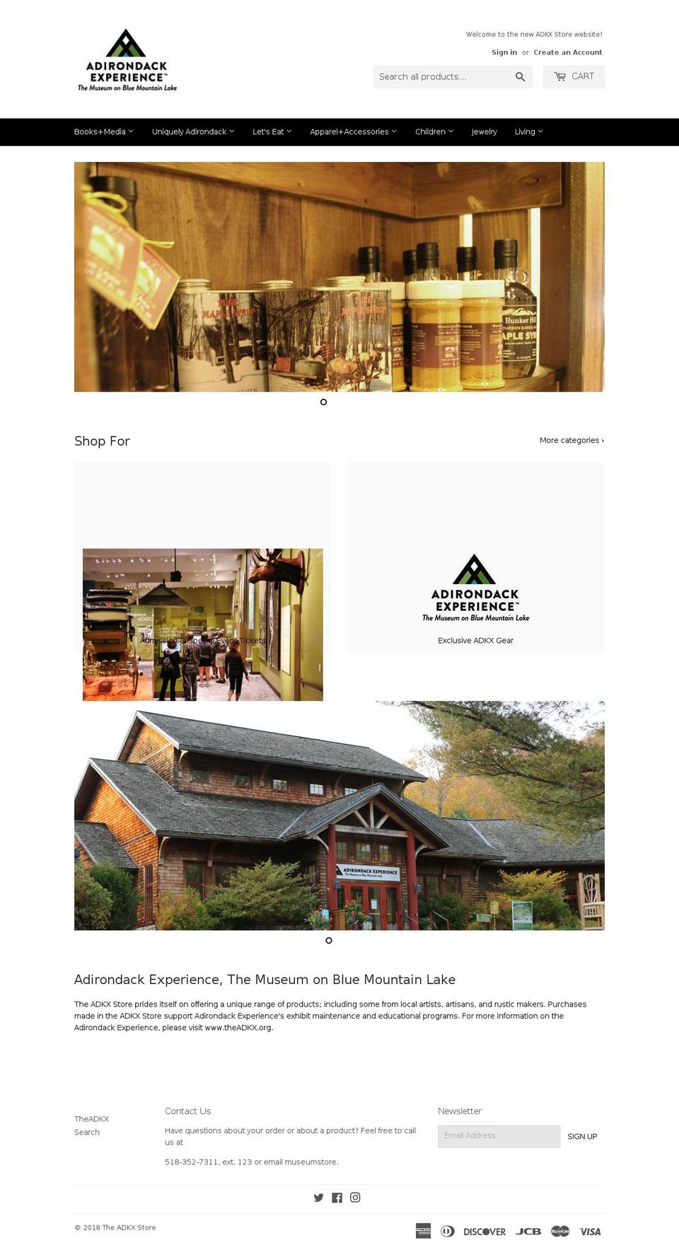theadkxstore.org shopify website screenshot