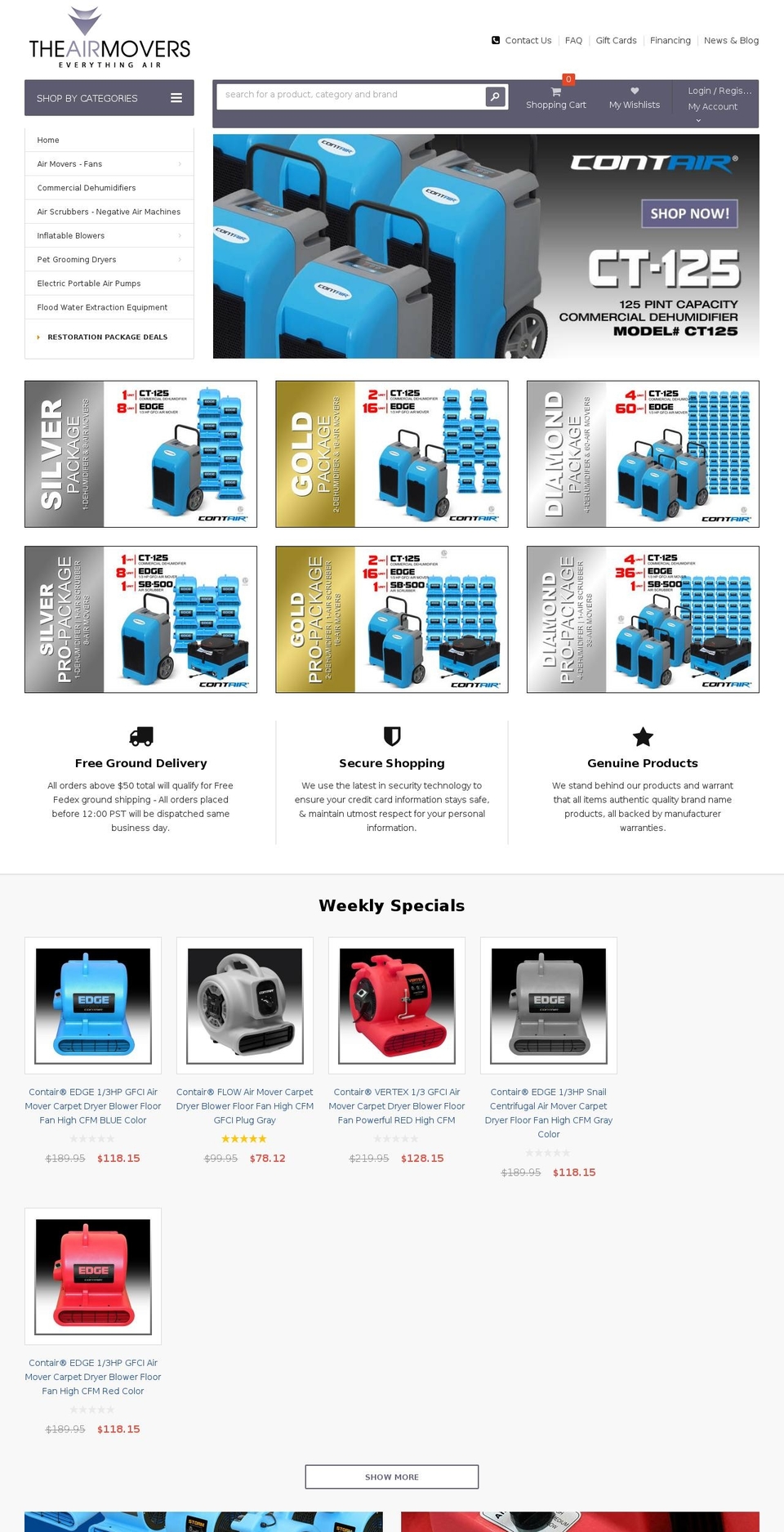 minimart-theme-source Shopify theme site example theairmovers.com