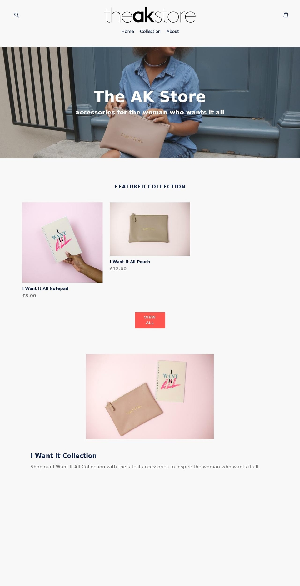 theakstore.com — Shopify storefront screenshot