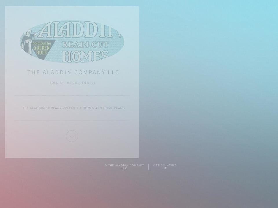 Aladdin-venture-theme Shopify theme site example thealaddincompany.com