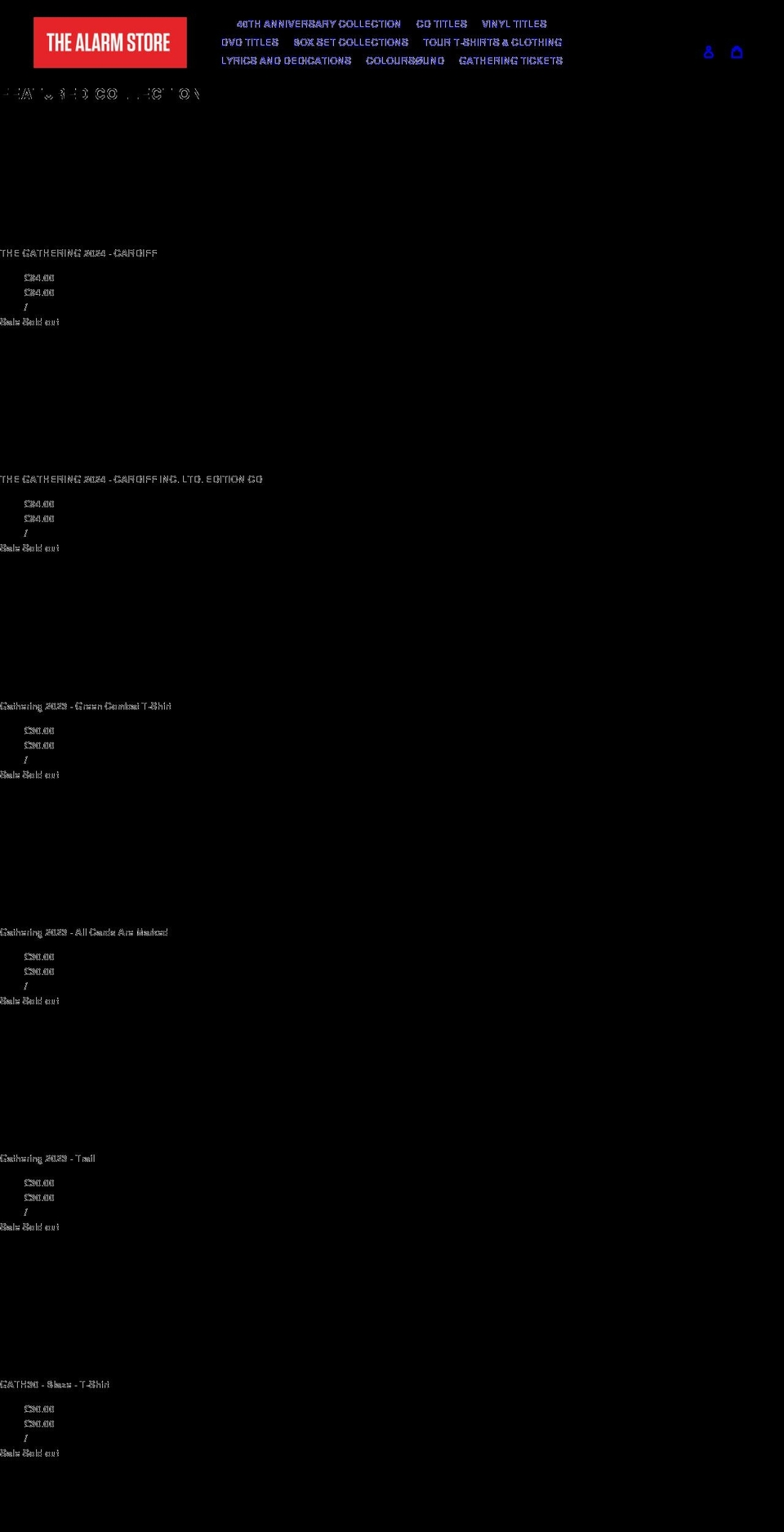 thealarm.myshopify.com shopify website screenshot