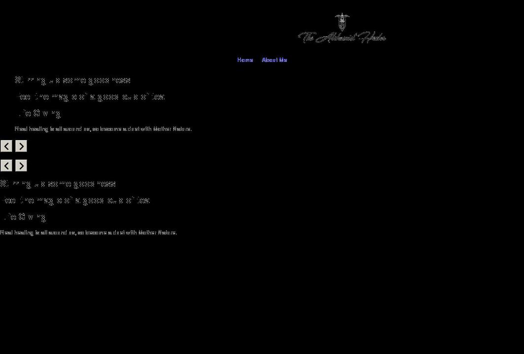 thealchemisthealer.com shopify website screenshot