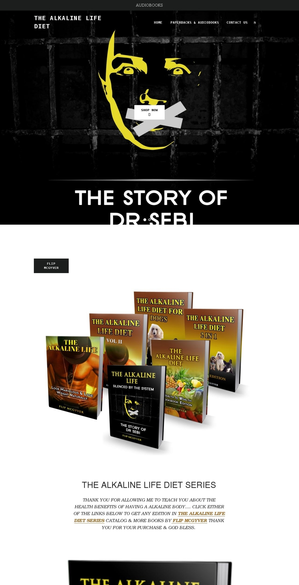 thealkalinelifediet.com shopify website screenshot
