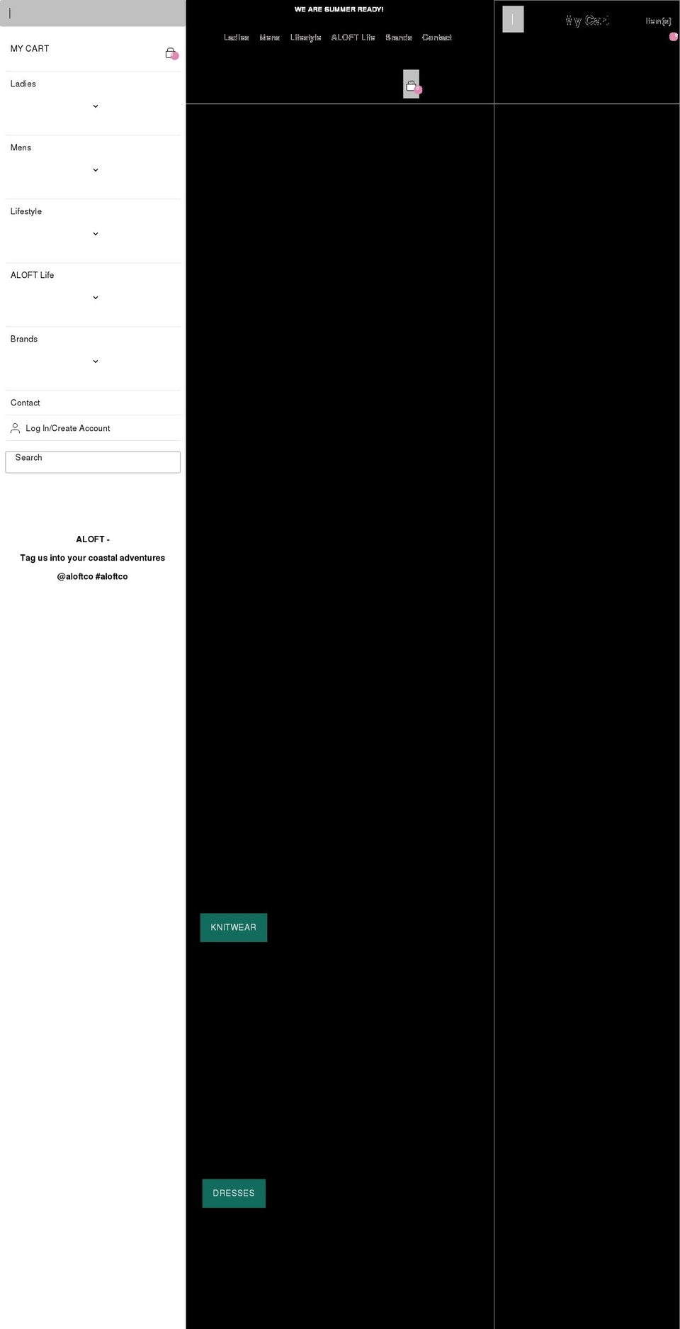 thealoftshop.com — Shopify storefront screenshot
