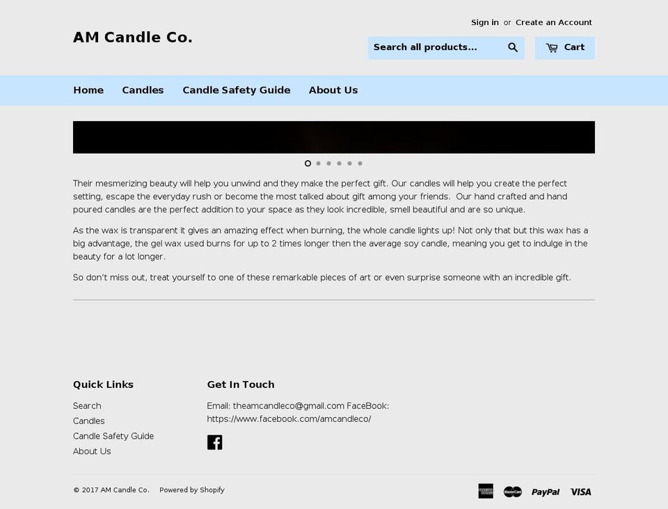theamarray.com shopify website screenshot