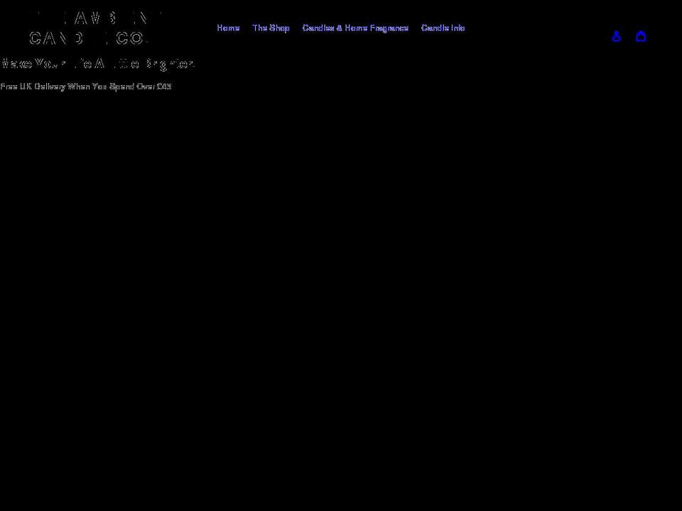 theambientcandle.co.uk shopify website screenshot