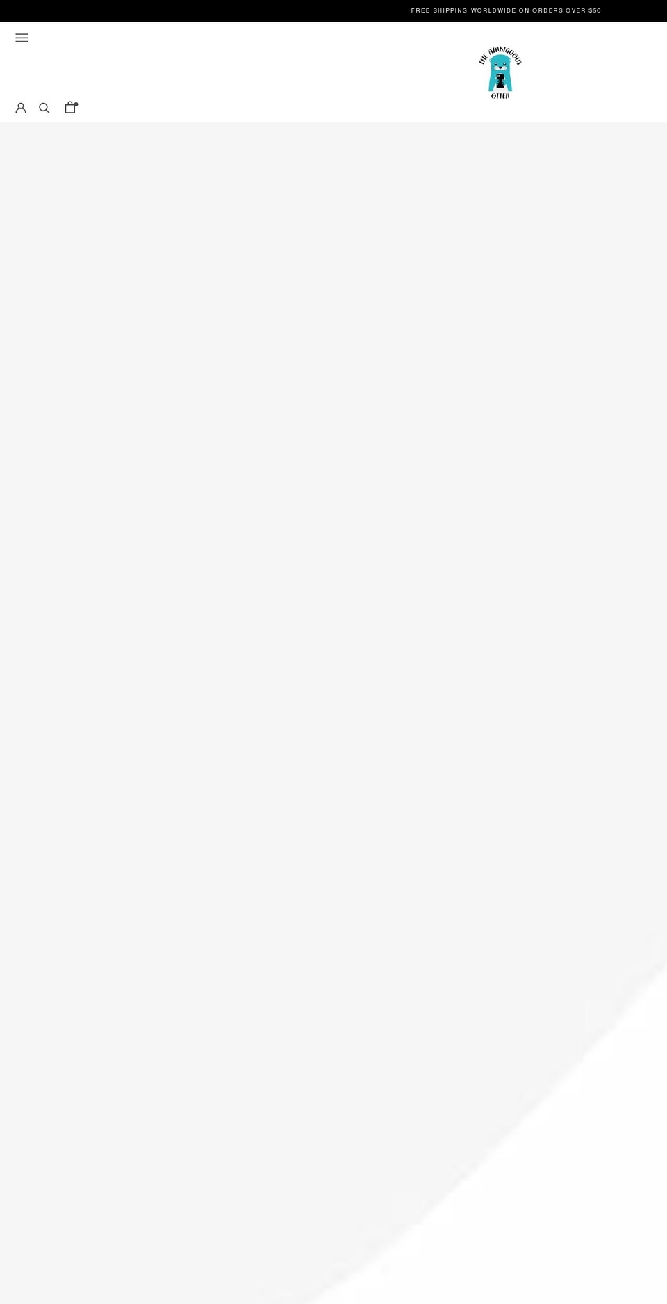 theambiguousotter.com shopify website screenshot