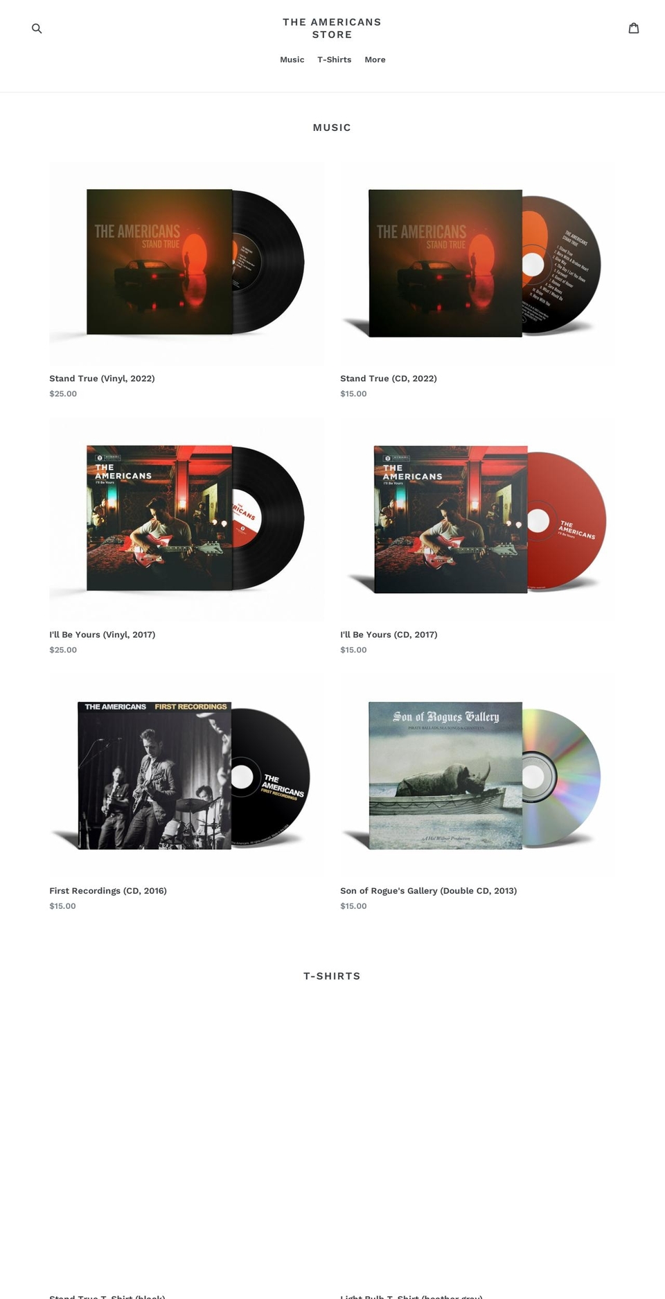 theamericansstore.com shopify website screenshot