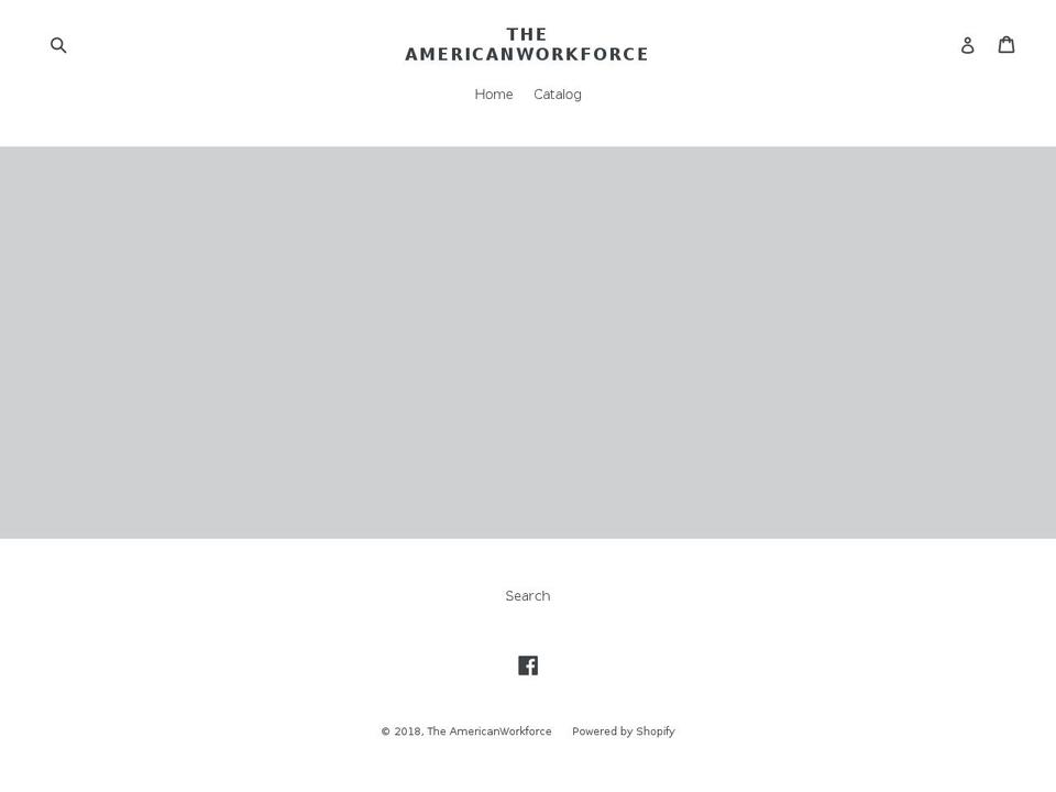 theamericanworkforce.com — Shopify storefront screenshot