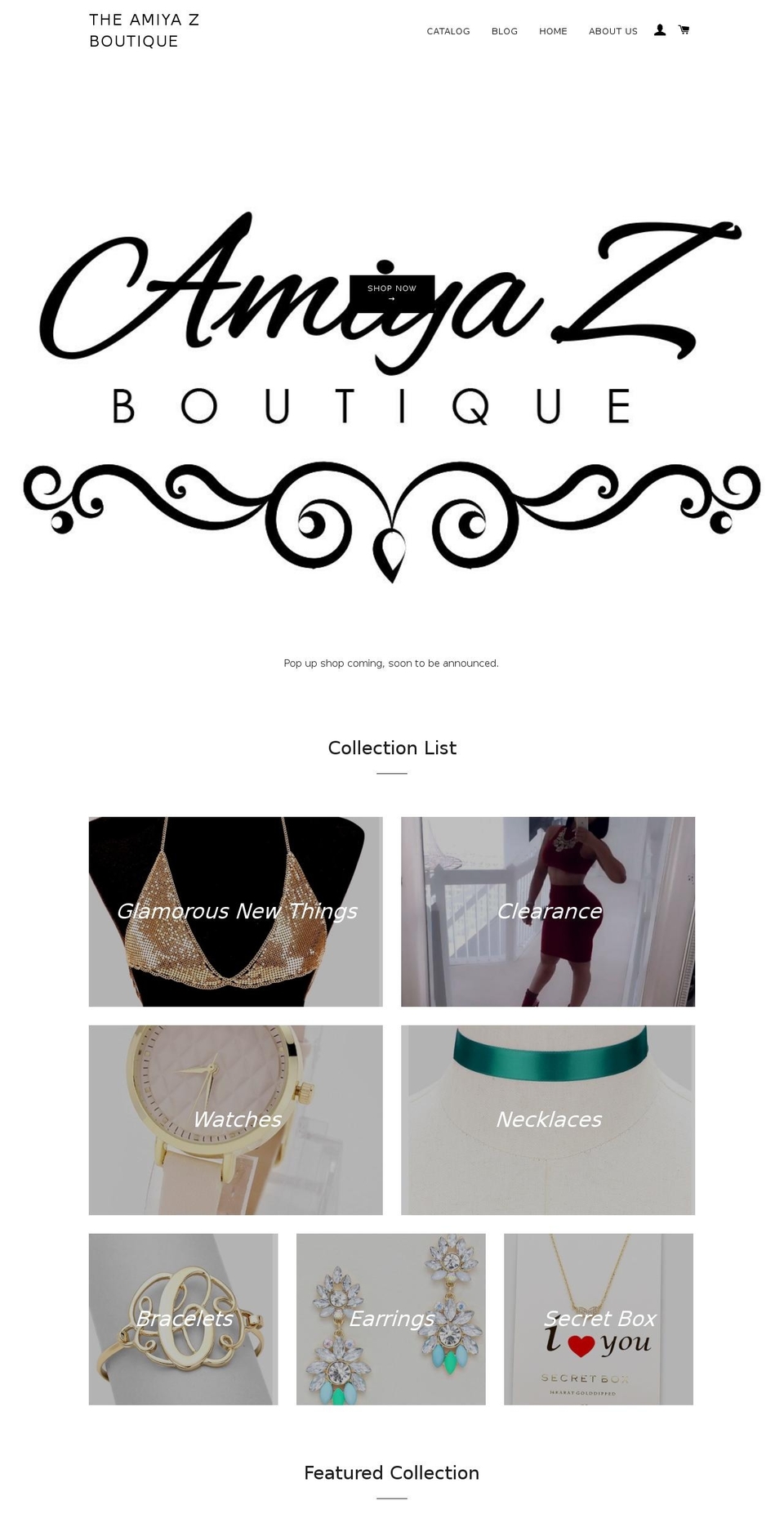 theamiyazboutique.com shopify website screenshot