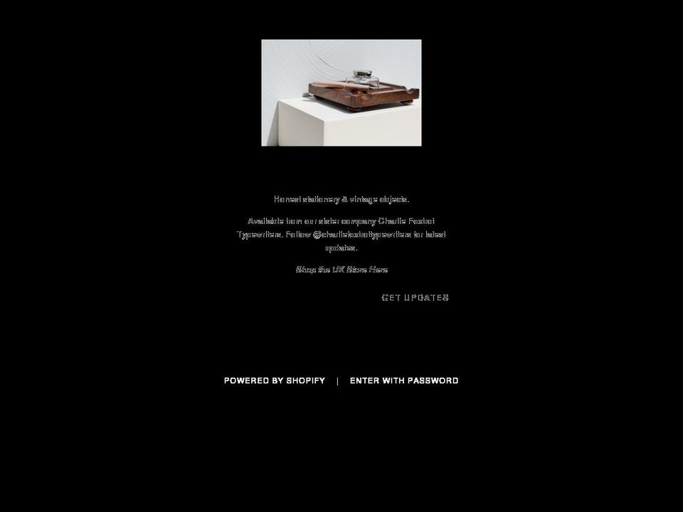 theanaloguecompany.co.uk shopify website screenshot