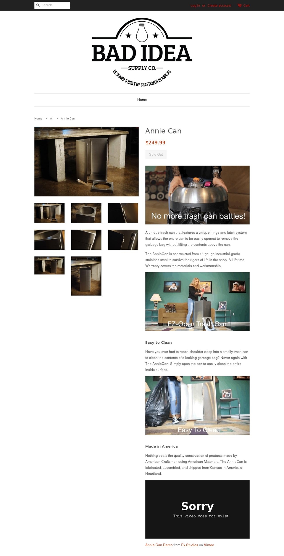 theanniecan.com shopify website screenshot
