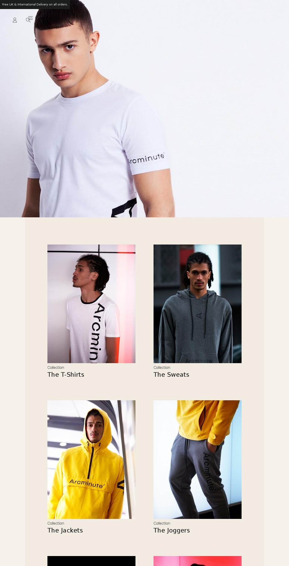 Arcminute - New Homepage (16th July) Shopify theme site example thearcminute.org
