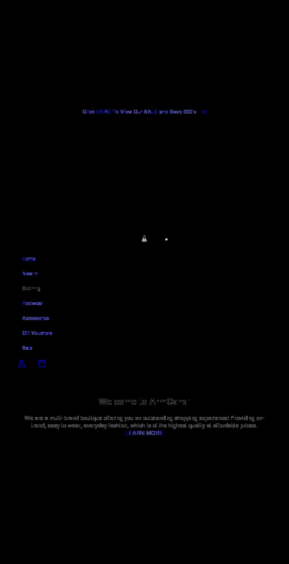 thearmcandyshop.co.uk shopify website screenshot