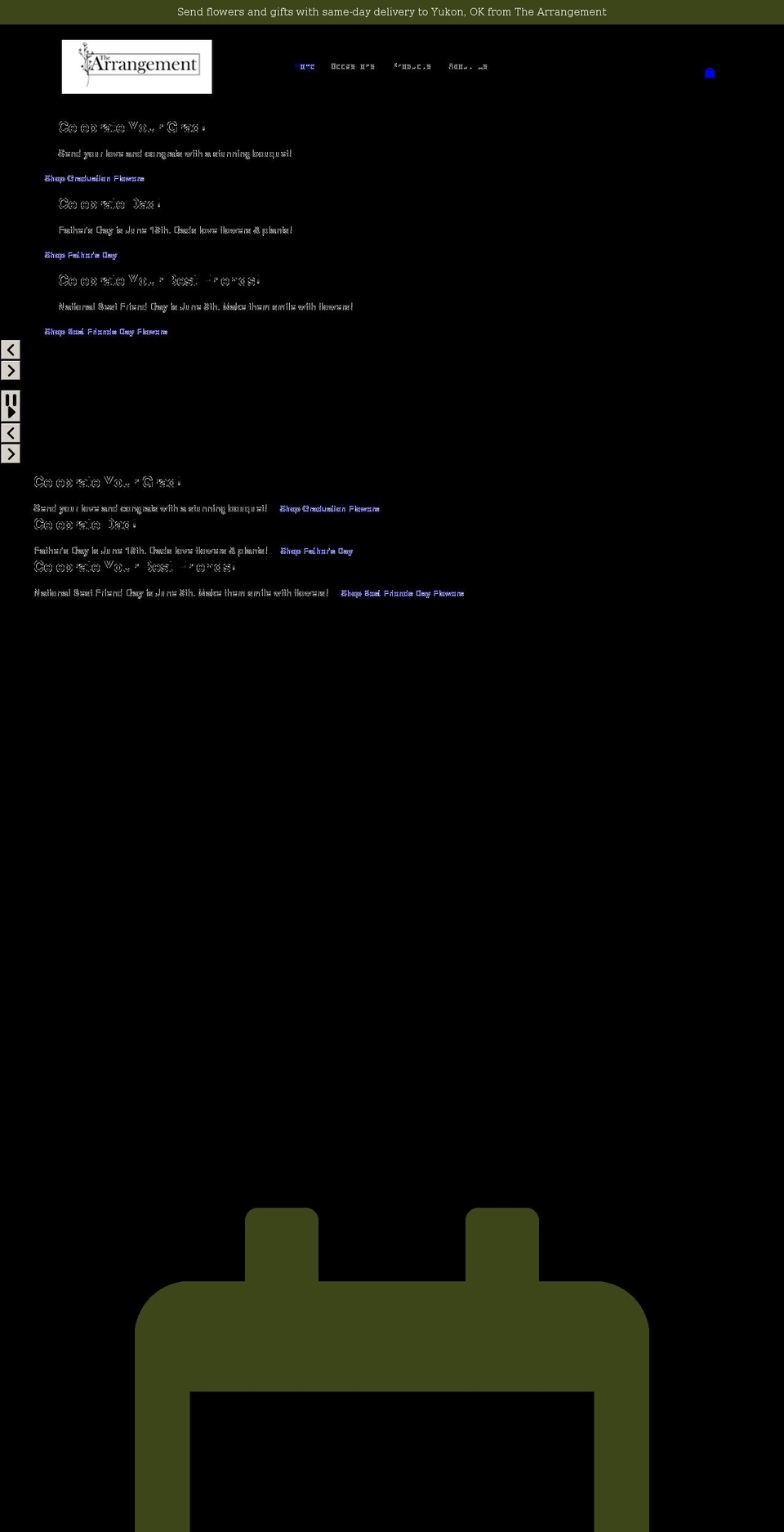 mol-standard- Shopify theme site example thearrangementok.com