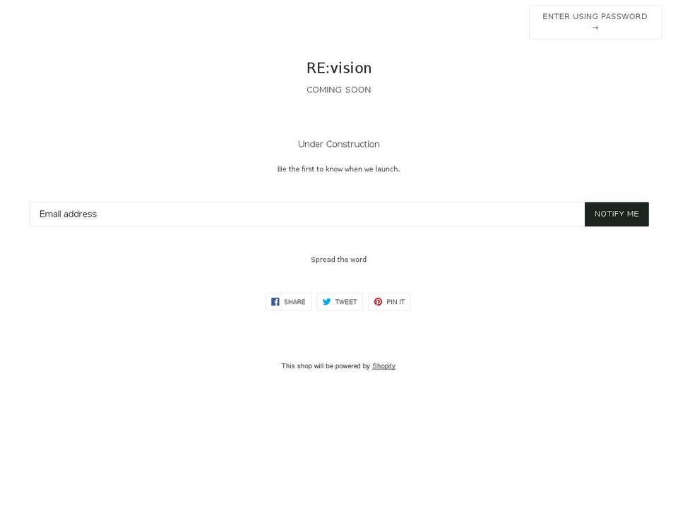 theartofrevision.com — Shopify storefront screenshot