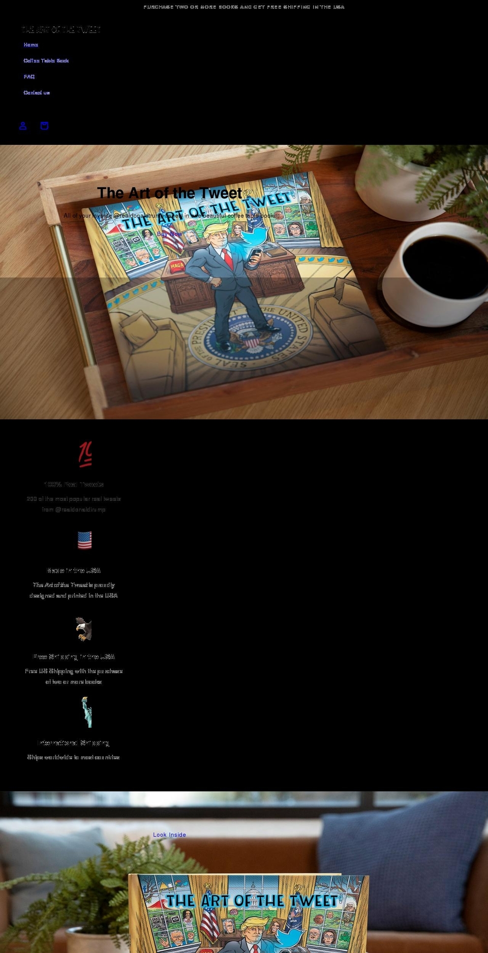 theartofthetweet.com shopify website screenshot