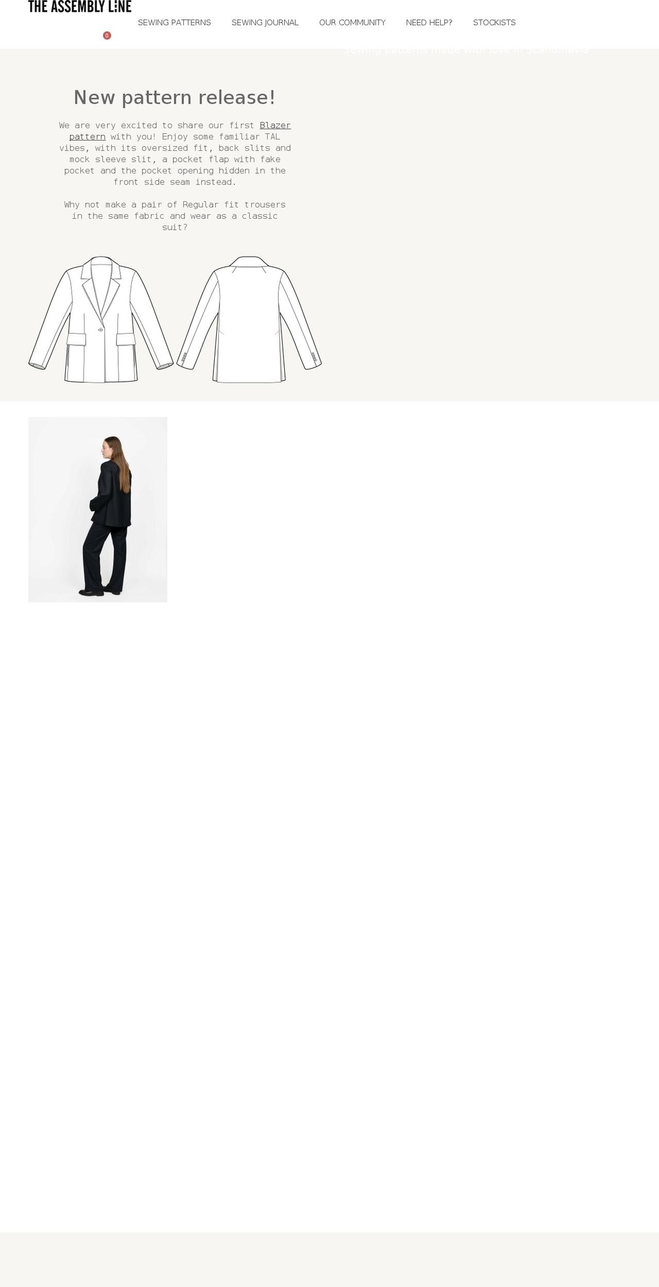 theassemblylineshop.com shopify website screenshot