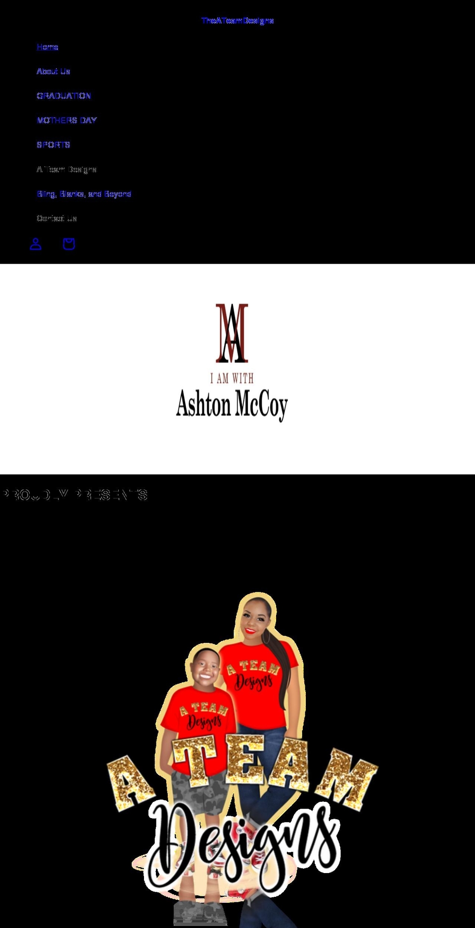 theateamdesigns.com shopify website screenshot