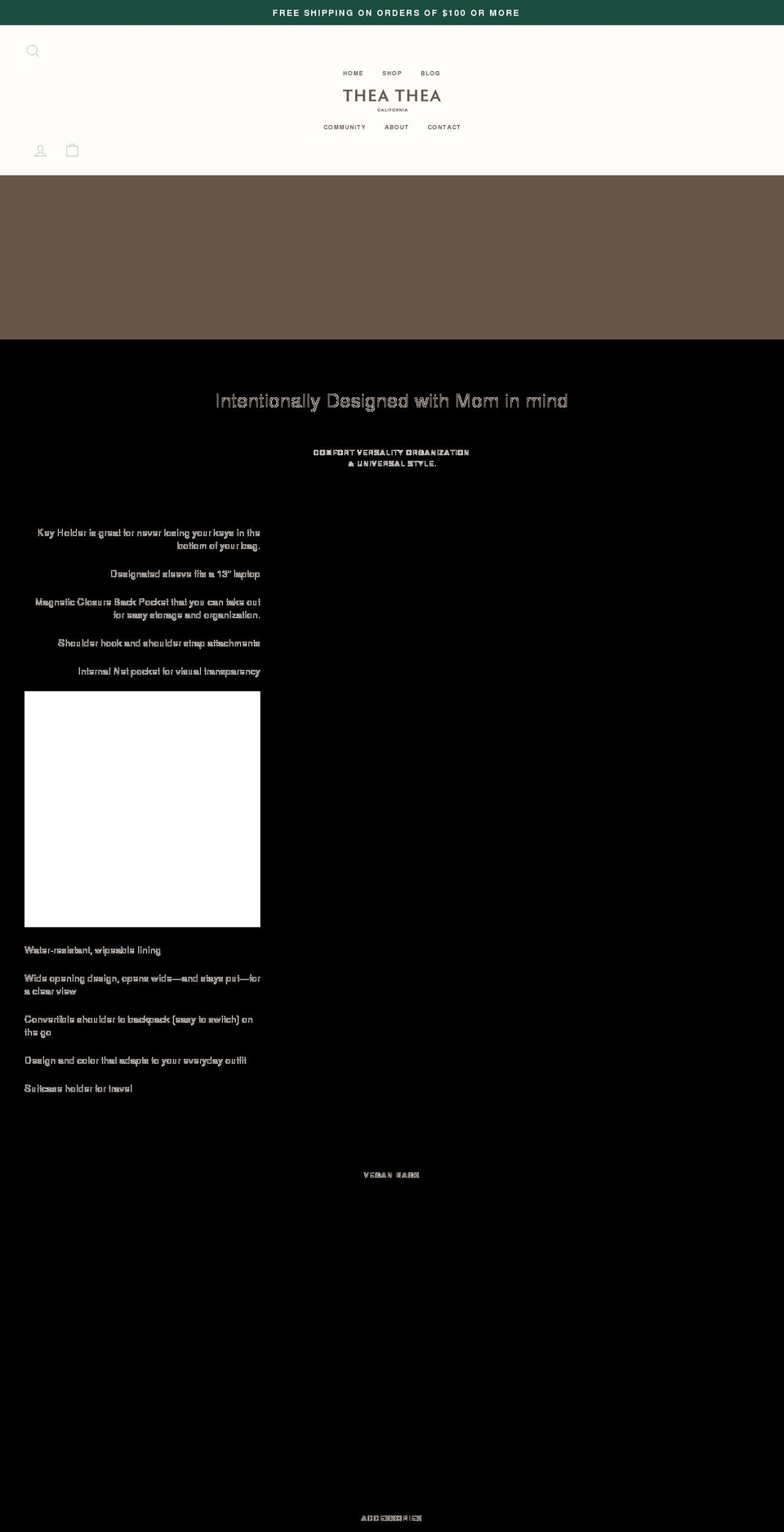 theatheala.com shopify website screenshot