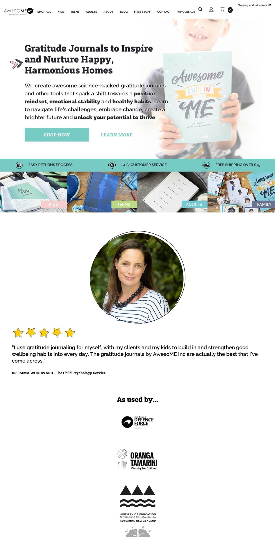 theawesomeinc.com shopify website screenshot