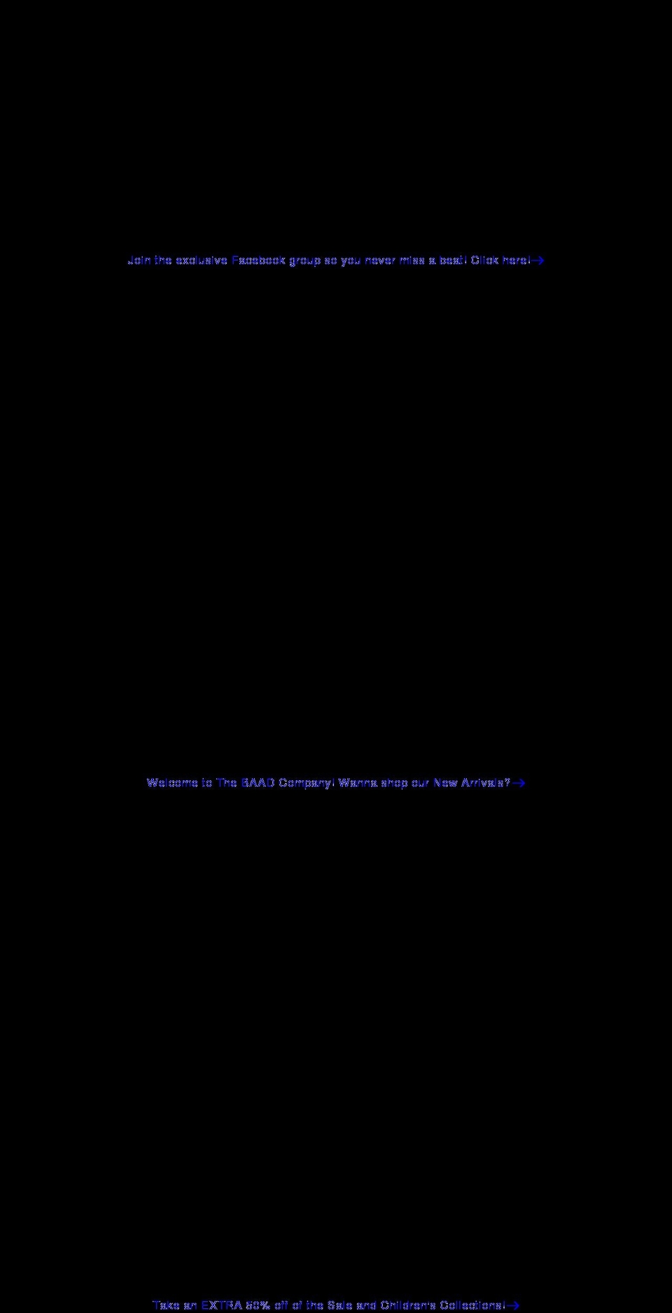 thebaadcompany.com shopify website screenshot