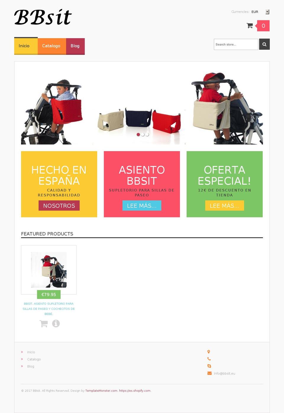 thebabywebshop.com shopify website screenshot