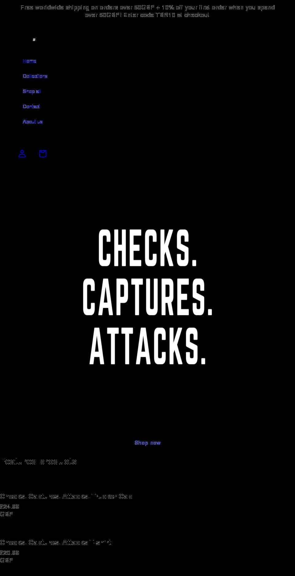 thebackrank.com shopify website screenshot