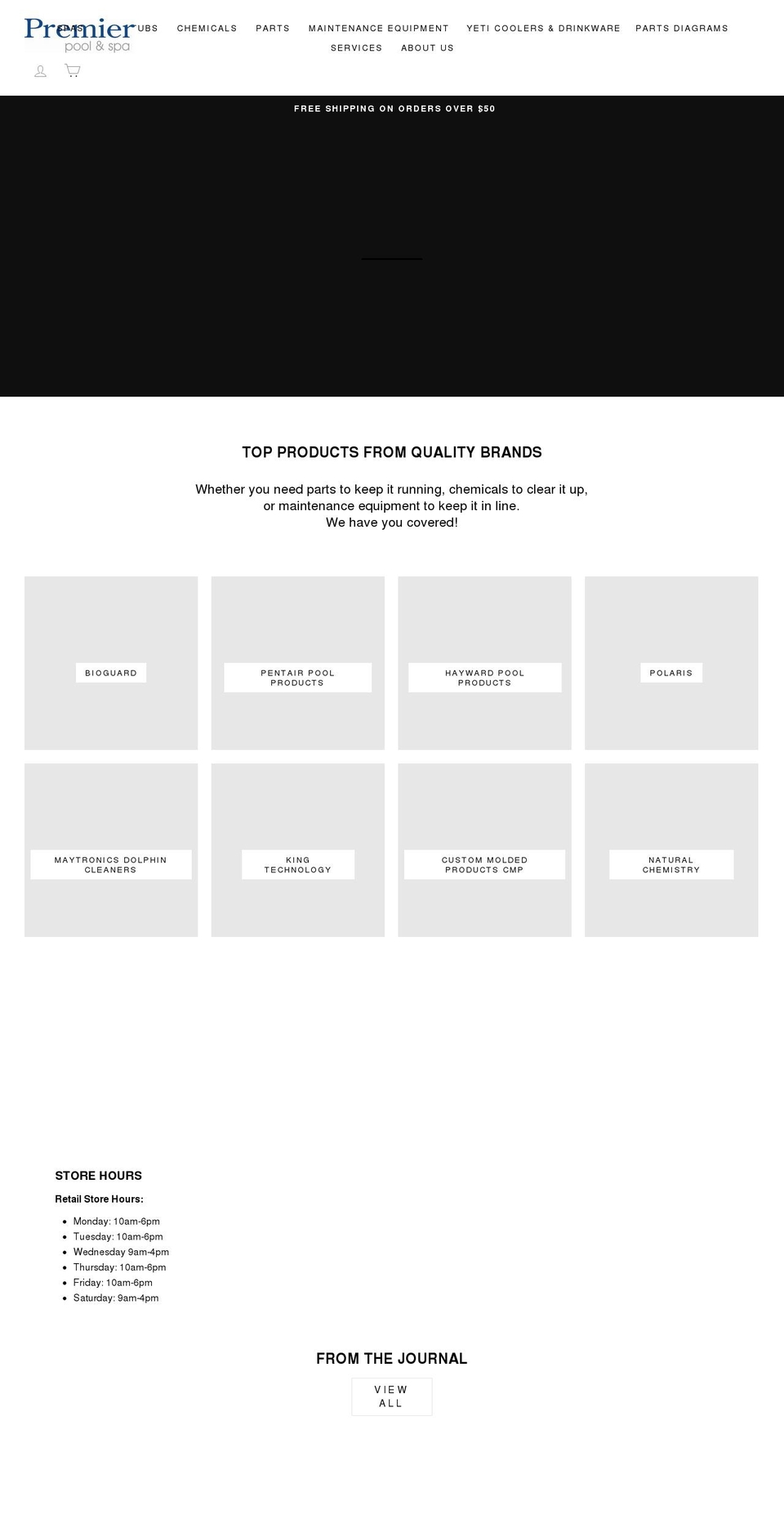 thebackyardpool.com shopify website screenshot