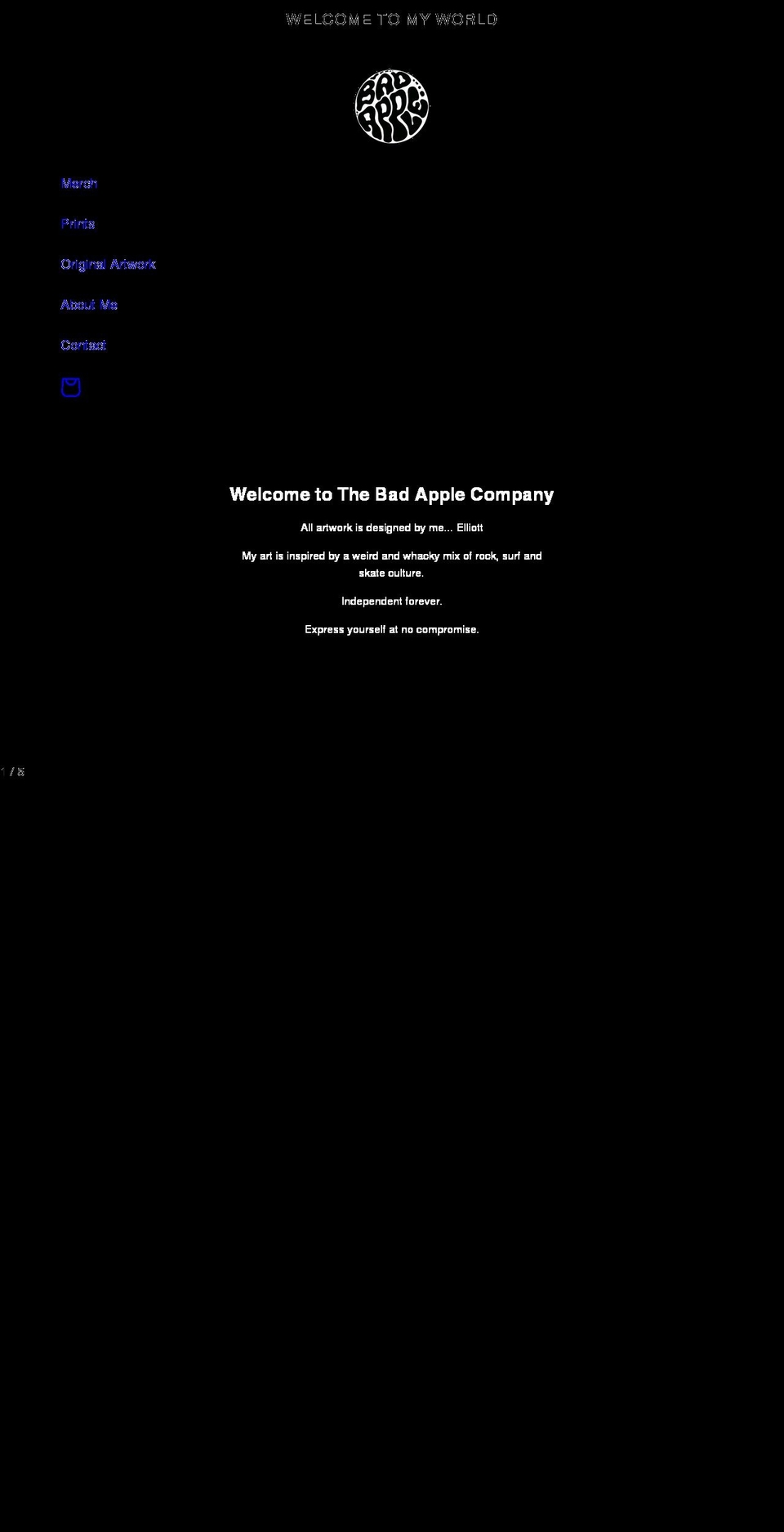thebadapplecompany.uk shopify website screenshot
