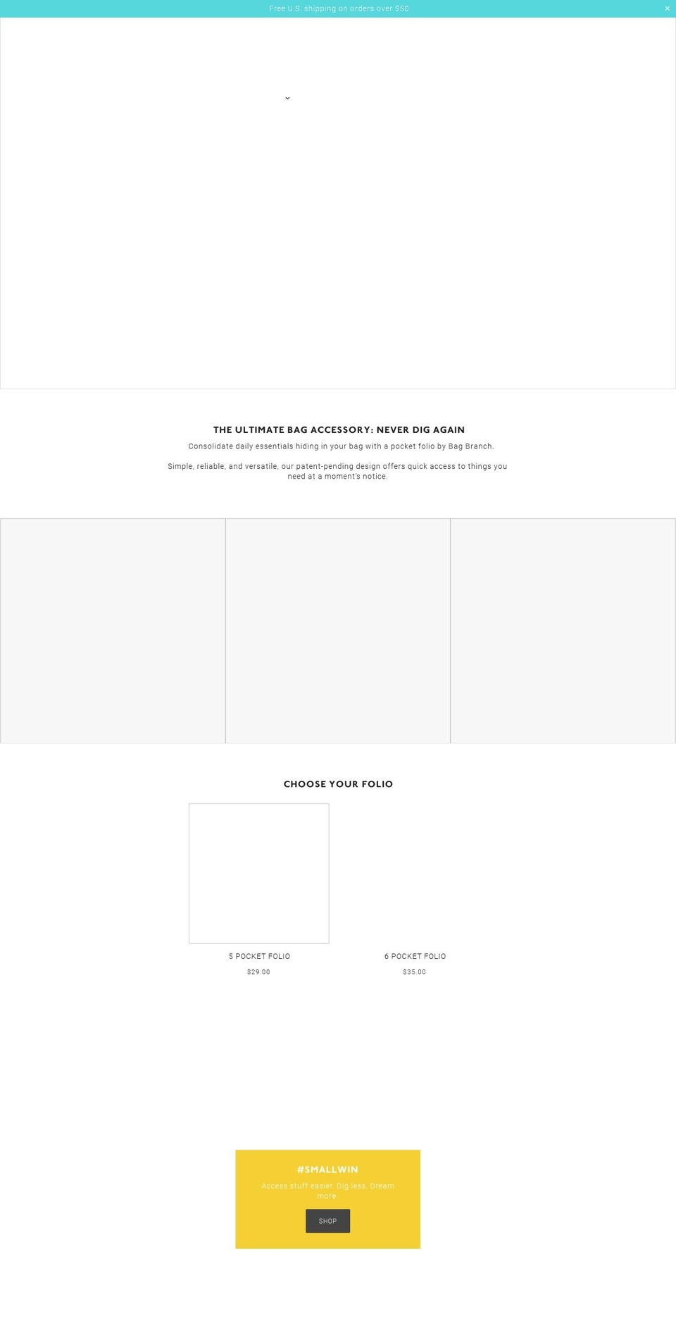 thebagbranch.com — Shopify storefront screenshot