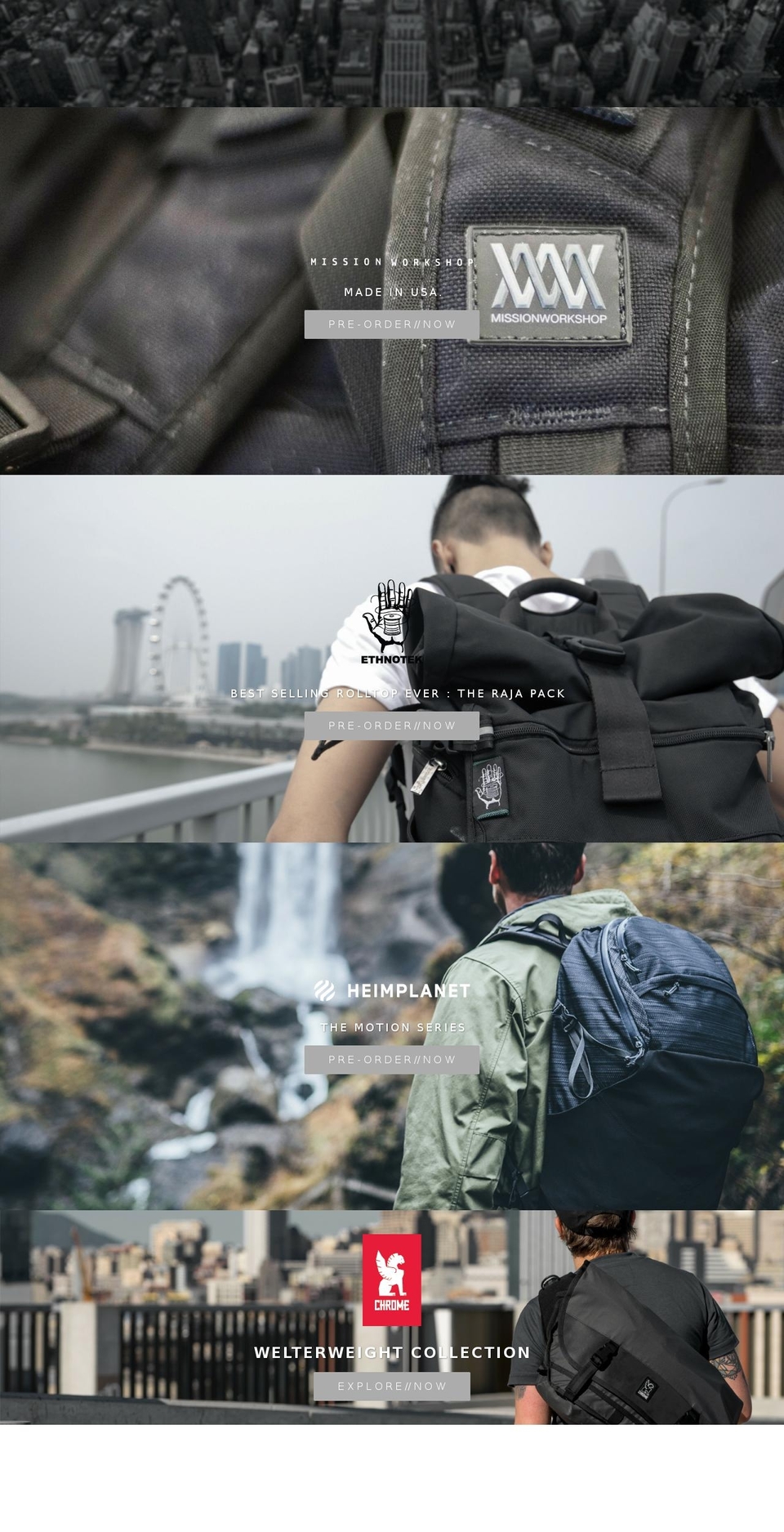 thebagcreature.com shopify website screenshot