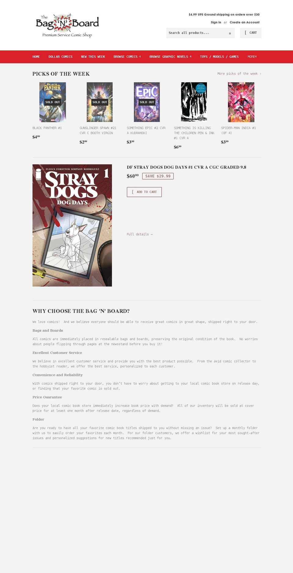thebagnboard.com shopify website screenshot