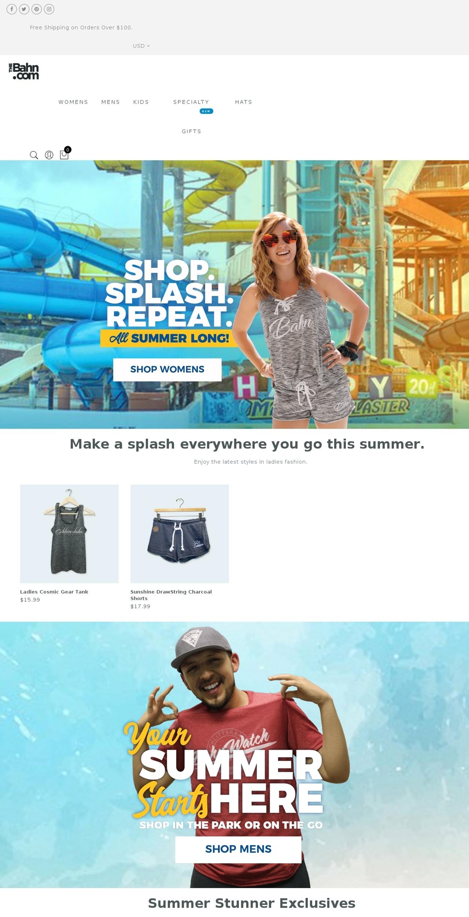 thebahn.com — Shopify storefront screenshot