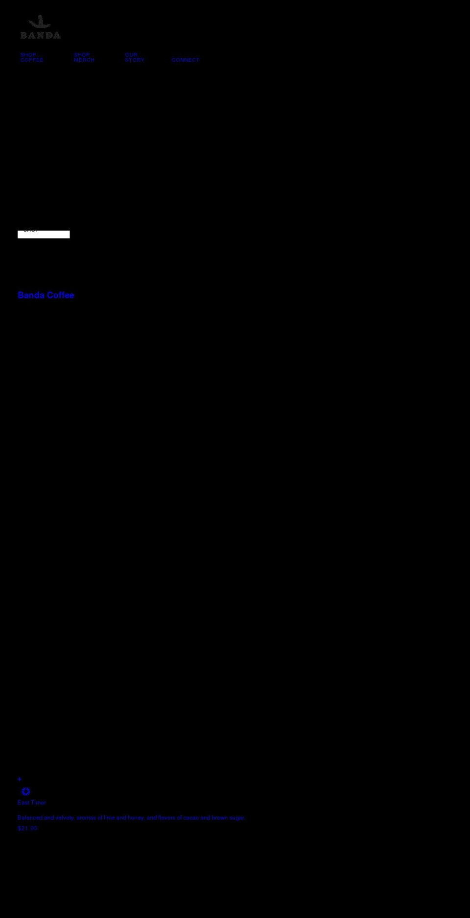 thebandalife.com shopify website screenshot