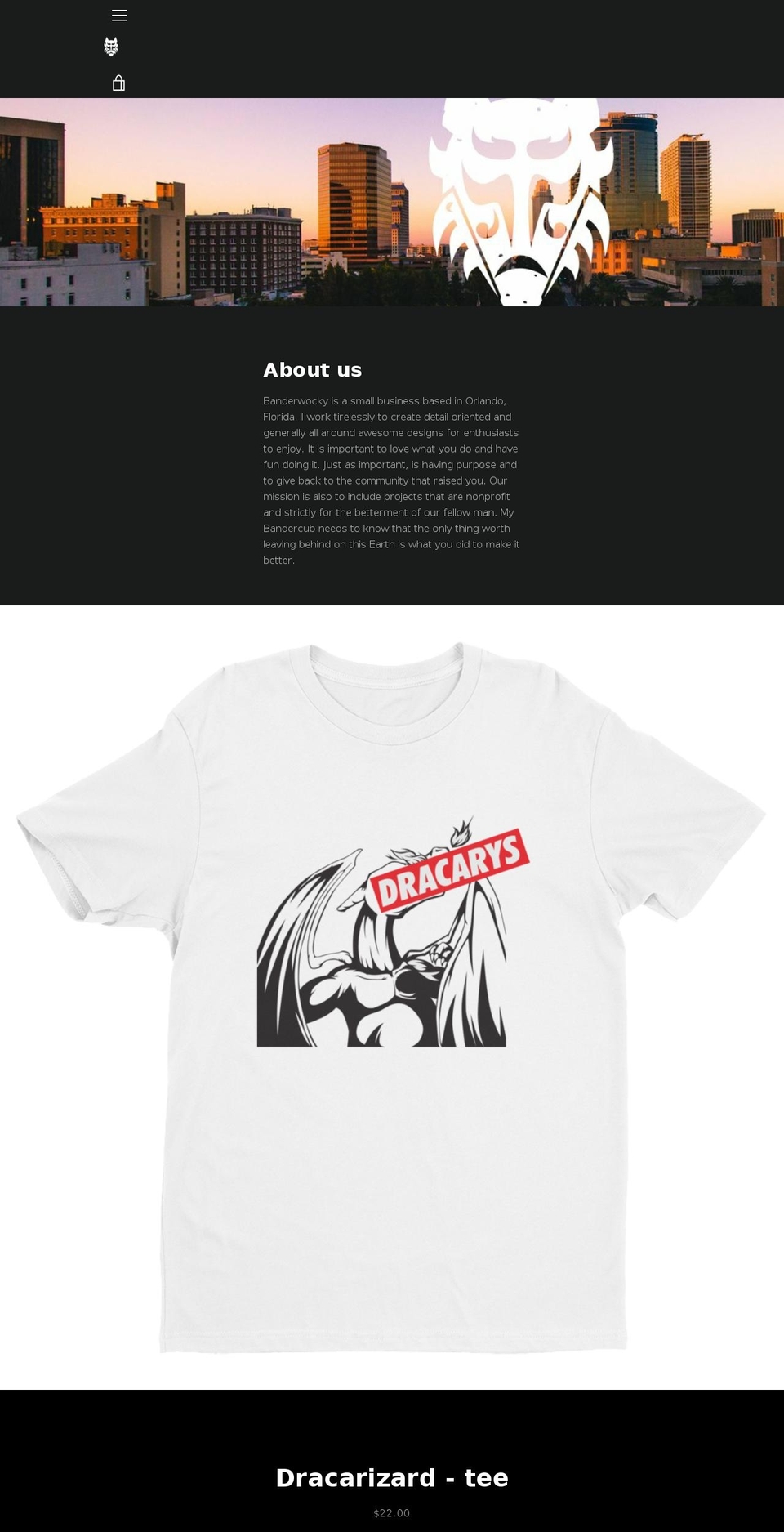 thebanderwocky.com shopify website screenshot