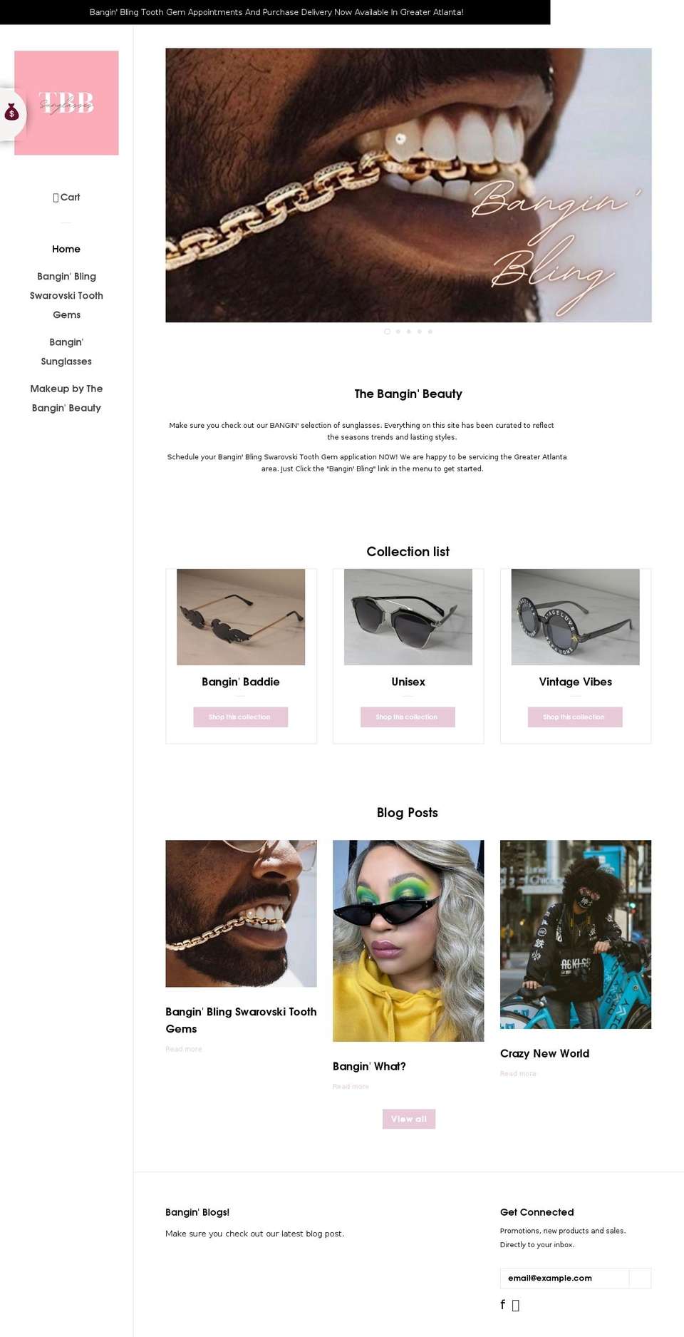 thebanginbeauty.com shopify website screenshot